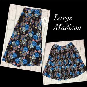 NWT LuLaRoe Large Madison Skirt.